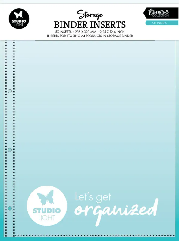 Studio Light - Storage Binder Inserts A4+ Insert (5pcs)