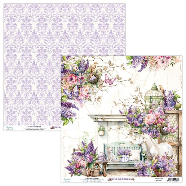Mintay - LIL - 12x12 - Lilac Garden - 01