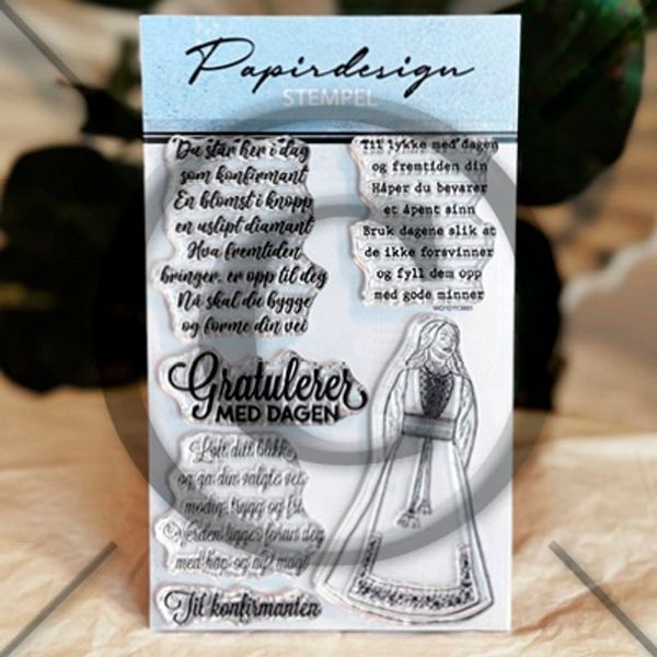 Papirdesign - Stempel - PD 1656 - Løft ditt blikk