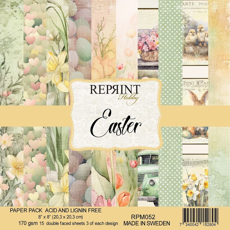 Reprint - 8x8 - RPM052 - Easter - Paper Pack