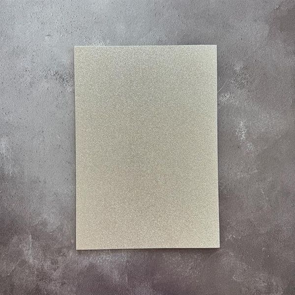 Paper Favourites - A4 - Glitter Cardstock - 203 - Fine Silver - 5pk
