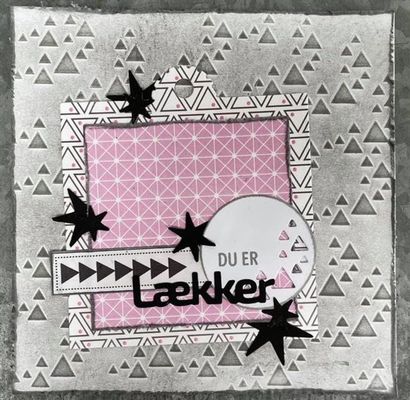 Design5 - Stencil - D5S002 - 15x15 cm - Triangles