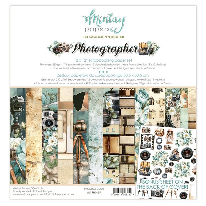 Hovedbilde Mintay - PHO - 12x12 Paper Set - Photographer