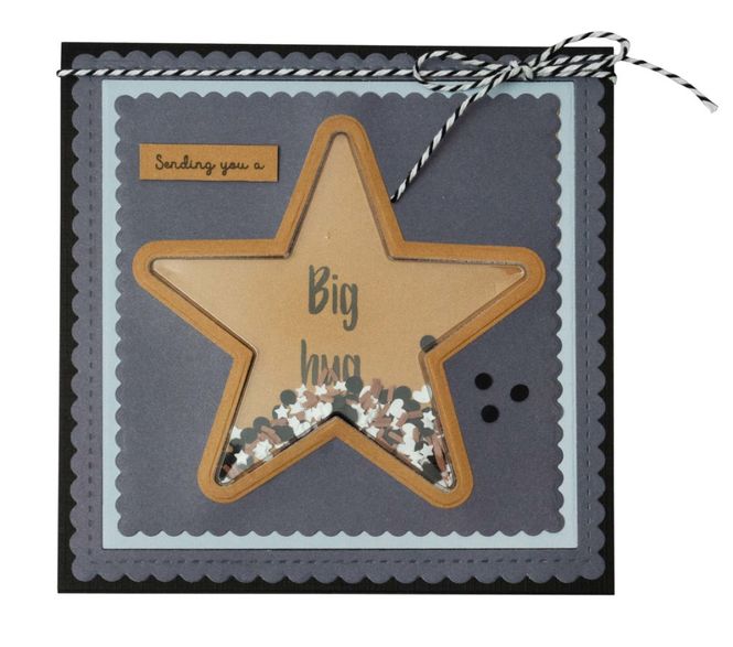 Hovedbilde Studio Light - BLIS07 - Shaker Blisters - Big Star - 8,5 x 9 cm