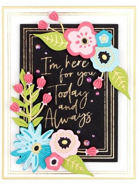 Spellbinders - S4-1091 - Dies - Simply Perfect Layered Blooms 