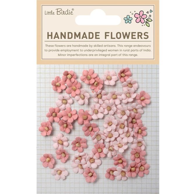 Hovedbilde Little Birdie - Handmade Flowers - Esme - Pink Passion - 50 stk