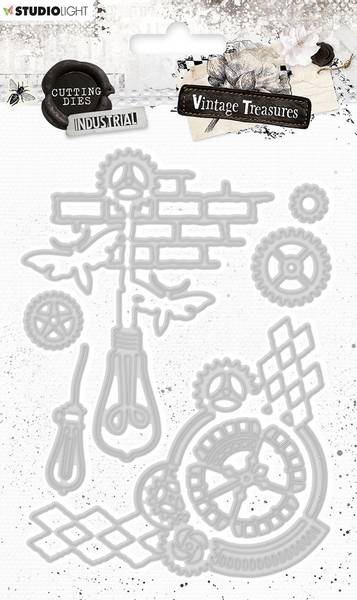 Studio Light - Dies - CD263 - Vintage Treasures - Industrial