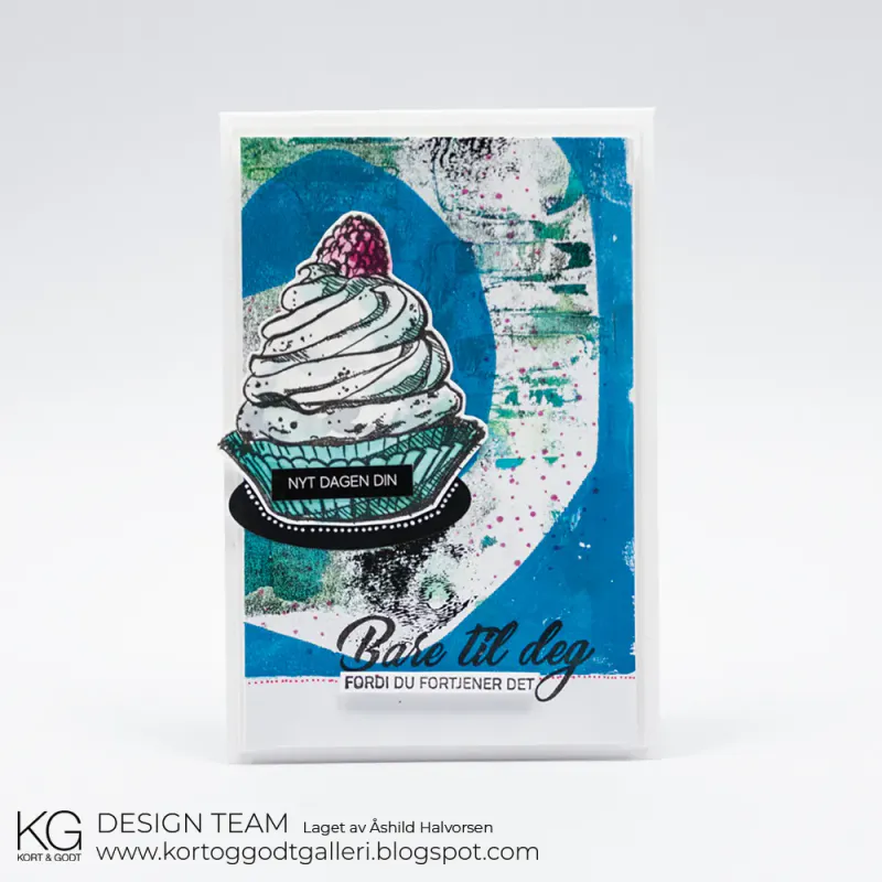 Kort & Godt - M-372 - Cupcake
