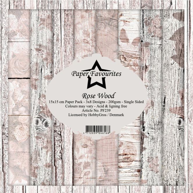 Hovedbilde Paper Favourites - 6x6 Paper Pad - PF239 - Rose Wood