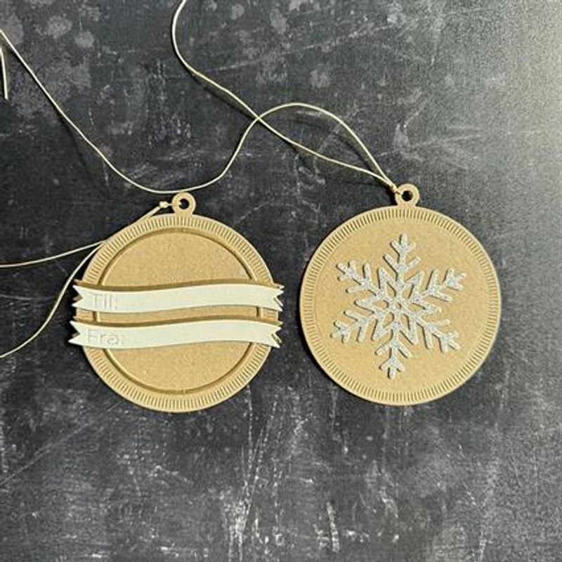 Simple and basic - Dies - SBD488 - Round Gifttag w/Add-Ons