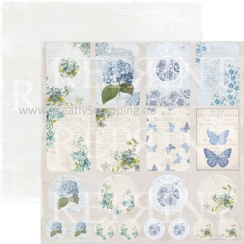 Hovedbilde Reprint - 12x12 - RP0266 - Dusty Blue - Tags