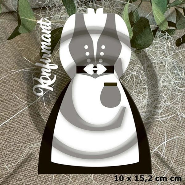 Papirdesign Dies PD 1496 - Bunad  (Reproduksjon av PD18400 - les beskrivelse)