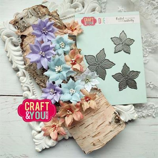 Craft & You - Dies - CW285 - Magda's Desert Rose