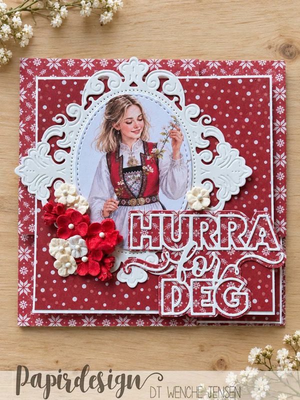 Papirdesign - Dies - PD 1667 - Hurra for deg