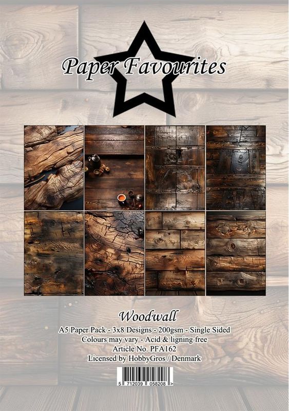 Paper Favourites - A5 Paper Pack - PFA162 - Woodwall