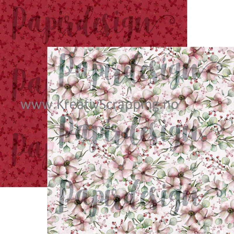 Papirdesign - PD2100586 - Vårtegn - Blomsterfryd, rosa