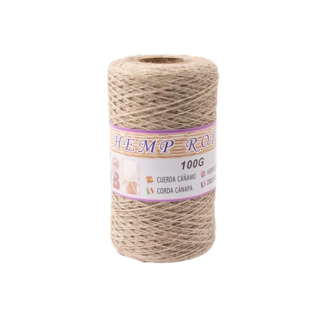 Hovedbilde Kort & Godt - HA209 - Hamp - 1mm - Natur - 100g