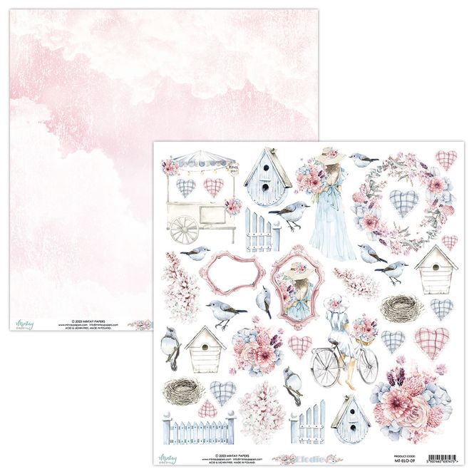 Hovedbilde Mintay - ELO - 12x12 - Elodie - 09 - Die cut sheet