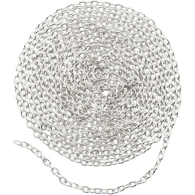 Hovedbilde Creotime - Jewellery Maker - Kjede - Forsølvet - B: 2 mm - L: 2m