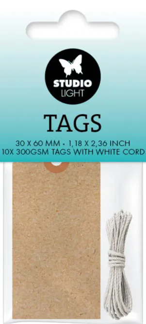Hovedbilde Studio Light - Essentials Tags - 30 x 60 mm - 10 pk