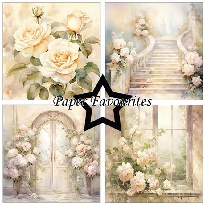 Hovedbilde Paper Favourites - 6x6 Paper Pad - PF274 - Shabby Chic Roses