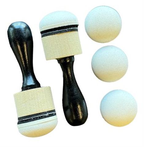 Hovedbilde HobbyGros - 010 - Blending Tools + Domed rounded foam - 30 mm i diameter