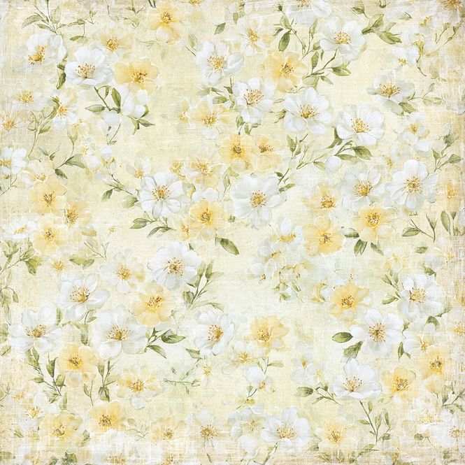 Hovedbilde Reprint - 12x12 - RP0736 - Hello Spring - Spring Flowers