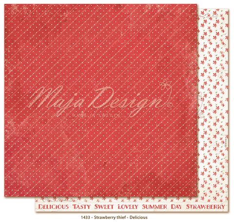 Hovedbilde Maja Design - 1433 - Strawberry thief - Delicious
