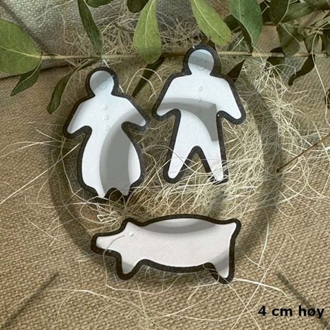 Hovedbilde Papirdesign Dies PD 1485 - Pepperkaker figurer