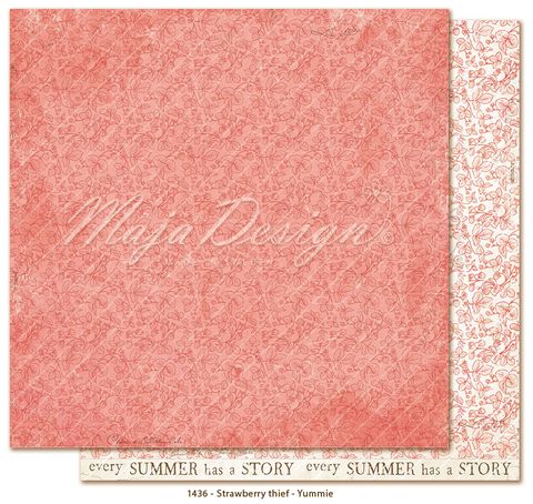 Hovedbilde Maja Design - 1436 - Strawberry thief - Yummie