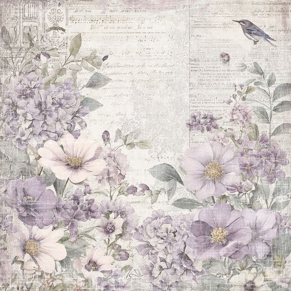Reprint - 12x12 - RP0745 - Timeless - Faded Blom