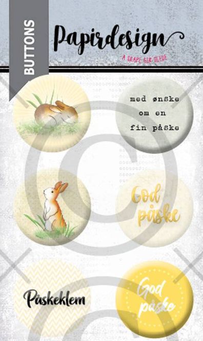 Hovedbilde Papirdesign - Buttons - 00930 - Påske 2