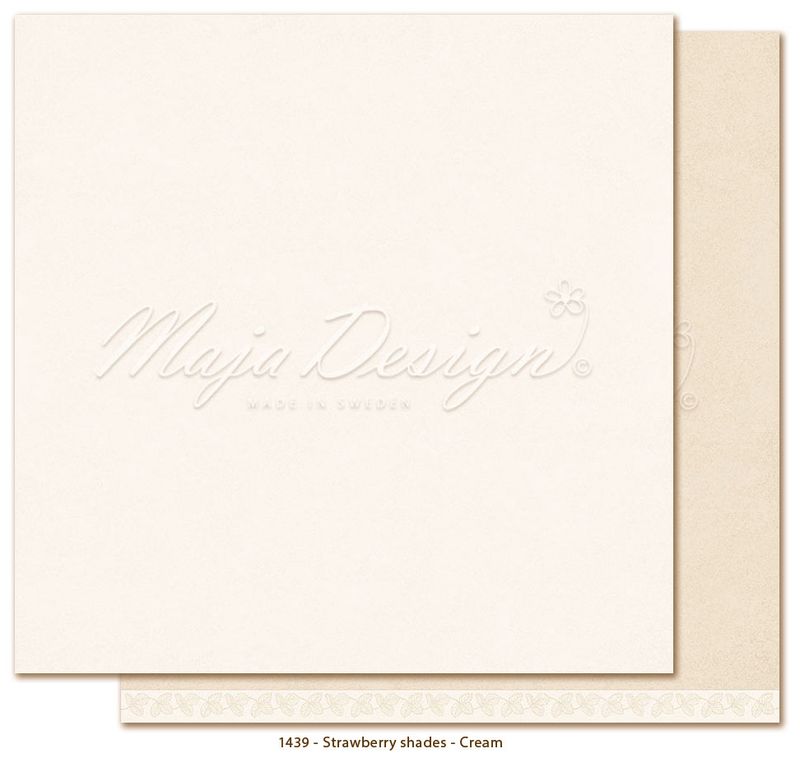 Maja Design - 1439 - Monochromes - Strawberry shades - Cream