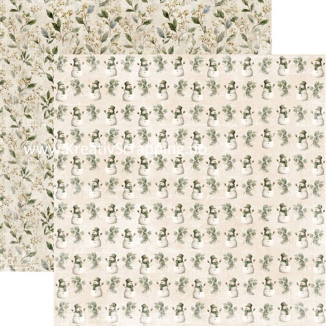 Hovedbilde Reprint - 12x12 - RP0768 - Cozy Christmas - Snowman
