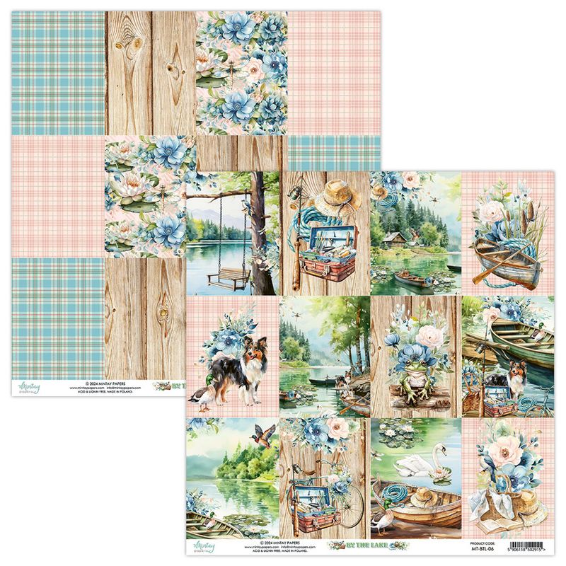 Mintay - BTL - 12x12 Paper Set - By The Lake