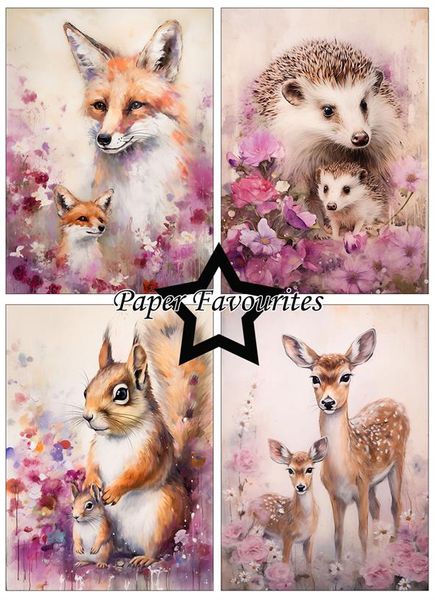 Paper Favourites - A6 Paper Pack - PFA580 - Wildlife