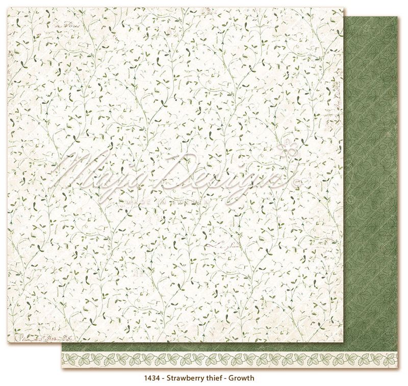 Maja Design - 1444 - Strawberry thief - 12x12 Paper Pack - inkl monochromes