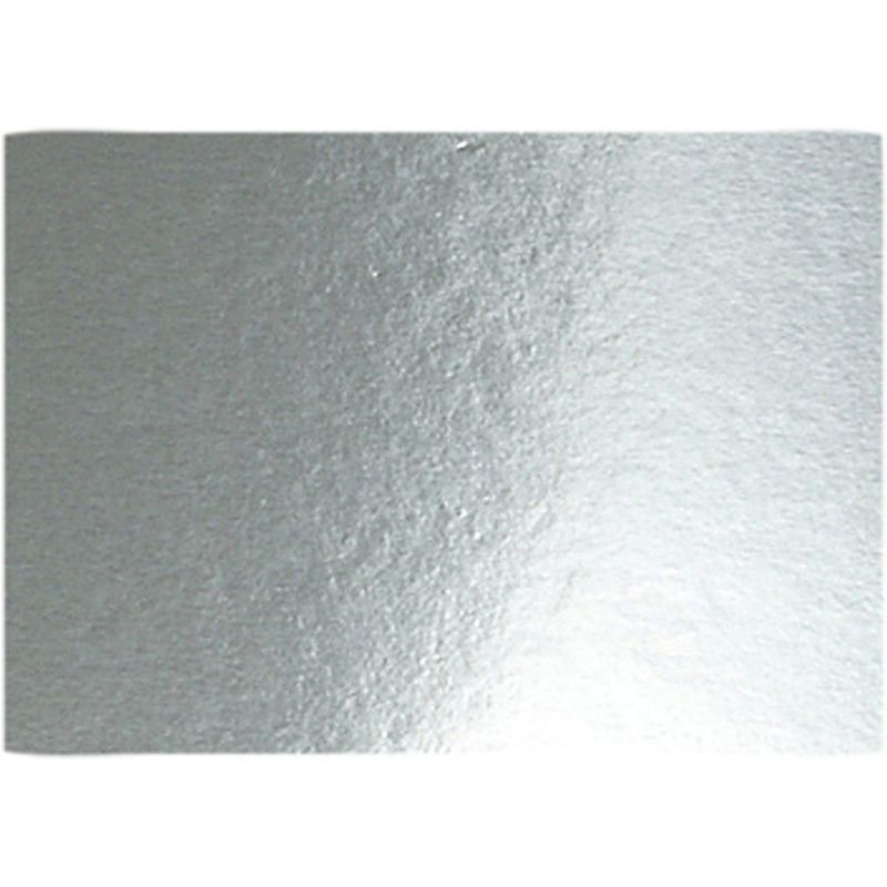 Metallic Foil cardstock - A4 - 280g - Sølv - 10 pk