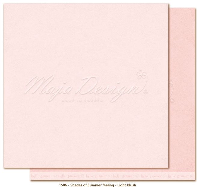 Hovedbilde Maja Design - 1506 - Monochromes - Shades of Summer Feeling - Blush pink