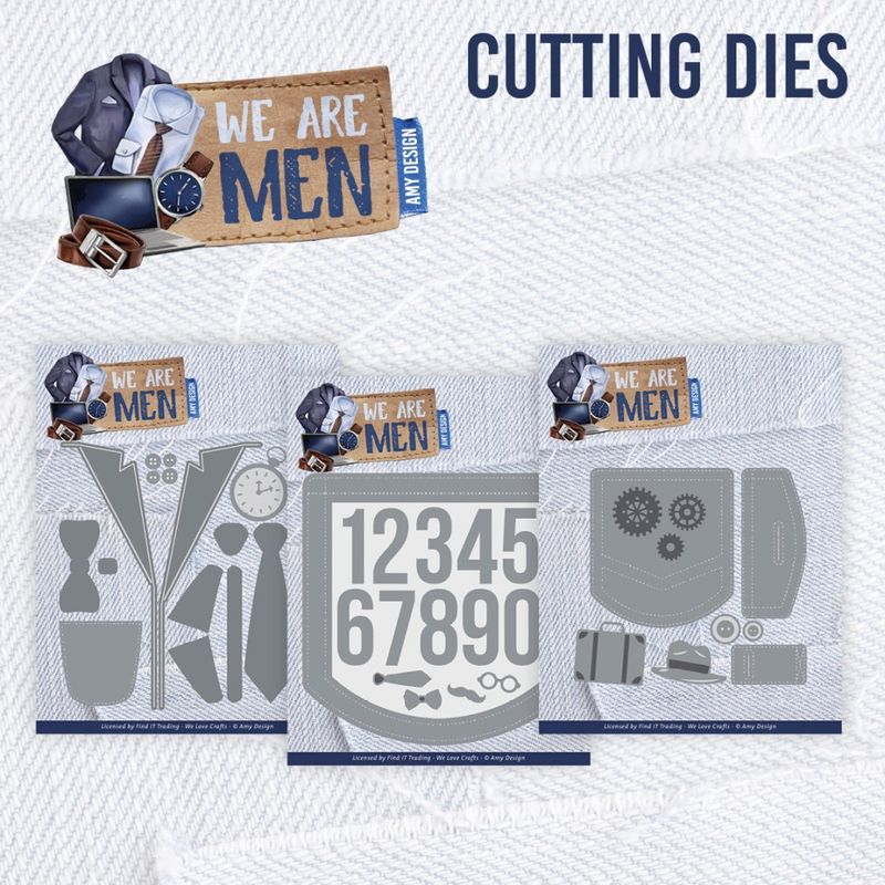 FIT - Dies - ADD10324 - Amy Design - Men Digits
