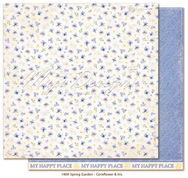 Maja Design - 1409 - Spring Garden - Cornflower & Iris