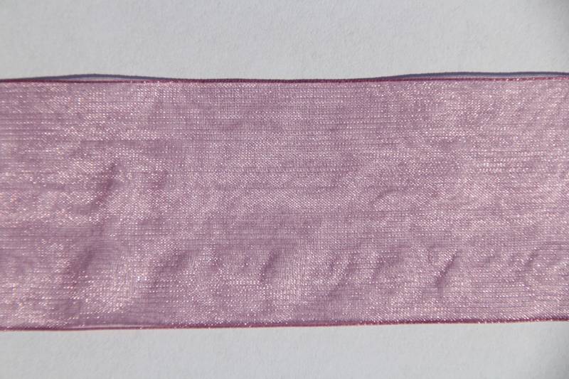 Organza - 298 - Mørk Gammelrosa - 38 mm - Metervare