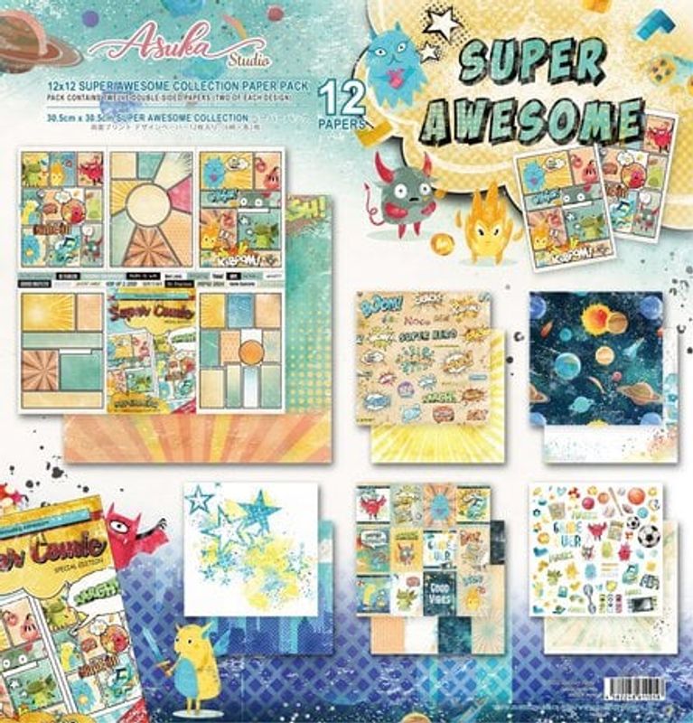 Memory Place - Super Awesome - 12x12 Paper Pack