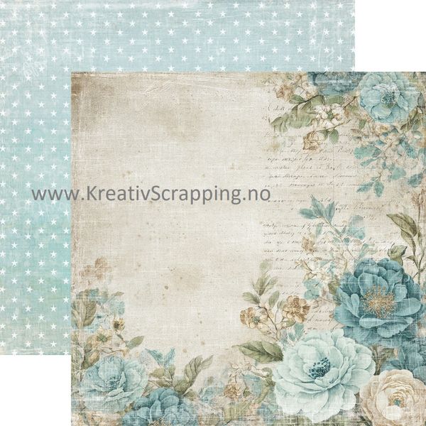 Reprint - 12x12 - RP0730 - Masculine Moments - Flower corner